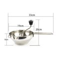 thumbnail image 4 of Food Mill , Stainless Steel , Strainer Grater, Manual Perforated Discs, 4 of 9
