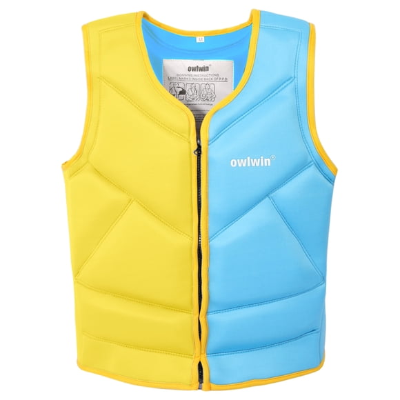 Unversal Paddle Kayak Life Vest Adults Kids Life Jacket Neoprene Safety Float Suit for Kayaking Fishing Surfing Canoeing Sailing Water Ski Wakeboard Swimming 55 - 198 lbs