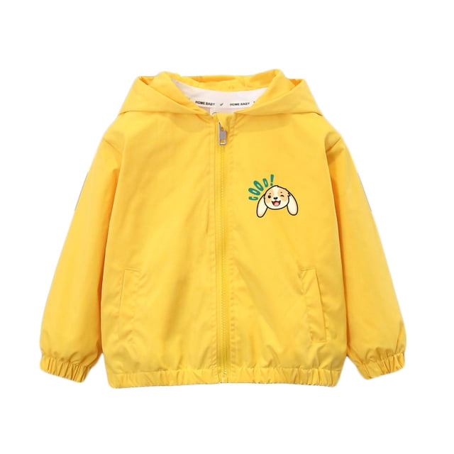 Baby Spring Jacket - Long Sleeve Hooded Casual Thin Jacket for Daily Wear
