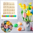 thumbnail image 5 of SLYNSHome 28Pcs Easter Fillers Tokens 10 Pcs Egg Party Favors Wooden Easter Egg Tokens Bunny Rabbit Easter Basket Stuffers Easter Reward Tokens Easter Activity, 5 of 5
