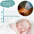 thumbnail image 4 of Baby Nail Trimmer Electric Nail Trimmer Rechargeable Nail File Baby Manicure Kit, 4 of 8