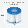 thumbnail image 2 of Intex 29001E PureSpa Type S1 Easy Ensemble Cartouches de Filtre pour Piscine (Lot de 12), 2 of 8
