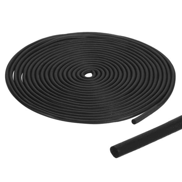 Uxcell 30Ft Black Foam Backer Rod, 6mm(15/64") Diameter EPDM Rubber Weather Seal Strip Concrete Expansion Joint Filler for Sealing Gaps Joints Crack Filling DIY Gasket