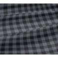 thumbnail image 5 of oneOone Viscose Jersey Gray Fabric Gingham Check Craft Projects Decor Fabric Printed By The Yard 60 Inch Wide, 5 of 5