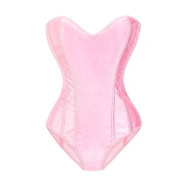 Soki Combinaison Sans Bretelles pour Femmes à Laçage au Dos, Haut de Combinaison Costume d'Halloween Lapin Playboy