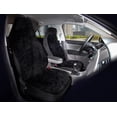 thumbnail image 1 of AUTO DRIVE 2-PIECE Black Fur Seat Covers, 1 of 9