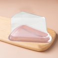 thumbnail image 2 of 6-Inch Disposable Cheesecake/Tiramisu Container - Reusable Plastic Baking Box for Desserts/Catering (14x9x8cm), 2 of 6