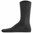 thumbnail image 3 of Hudson Unisex Sneaker Socks, 9-Pack - Simply, Short Socks, Solid Color Grey mottled 35-38 (UK 3-5), 3 of 3