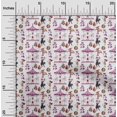 thumbnail image 2 of oneOone Tissu Polyester Spandex Blanc Matériel de Robe de Cirque Tissu Imprimé Tissu au Mètre 56 Pouces de Large-Aa, 2 of 5