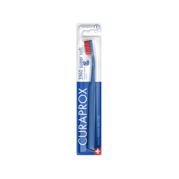 Curaprox CS 3960 Brosse à Dents Super Souple pour Adultes – Soin Doux des Gencives, Poils Résistants à l'Eau