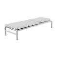 thumbnail image 2 of Pemberly Row Modern Style Fabric Lounger Cushion in White Finish, 2 of 3
