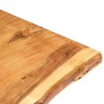 thumbnail image 2 of vidaXL Table Top Solid Acacia Wood 100x(50-60)x2.5 cm, 2 of 4