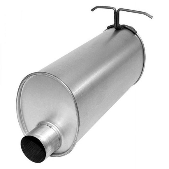 AP Exhaust APE700367 MSL Maximum Aluminized Steel Oval Direct Fit Exhaust Muffler with Inlet & Outlet Neck for 1999-2004 Ford F-250