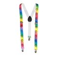 thumbnail image 1 of Rainbow Peace 3 Clip Stretchable Suspenders, 1 of 1