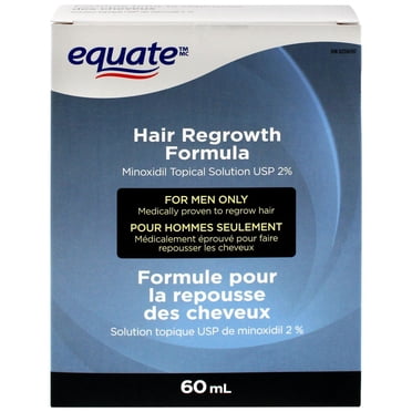 Equate Formule pour la Repousse des Cheveux, Solution Topique de Minoxidil 2 %