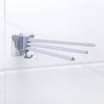 thumbnail image 4 of Hearth & Gear Rotating Towel Rack Swivel Towel Rack 3 Poles Towel Holder 180 Rotation Wall Mounted Punch Bathroom Bath Kitchen Dish Rag Utensil Holder Wardrobe Organizer White Glasses Stand Holder for, 4 of 6