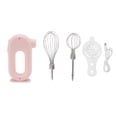 thumbnail image 2 of Handheld Milk Frother, 3 Speeds 20W  Electric Hand Mixer Anti Slip Handle Design  For Home For Baking For Kitchen Pink, 2 of 8