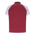 thumbnail image 4 of EGNMCR T Shirts for Man Men Casual Solid Turndown Pullover Patchwork Zipper Short Sleeve Blouse Gifts for Men, 4 of 7