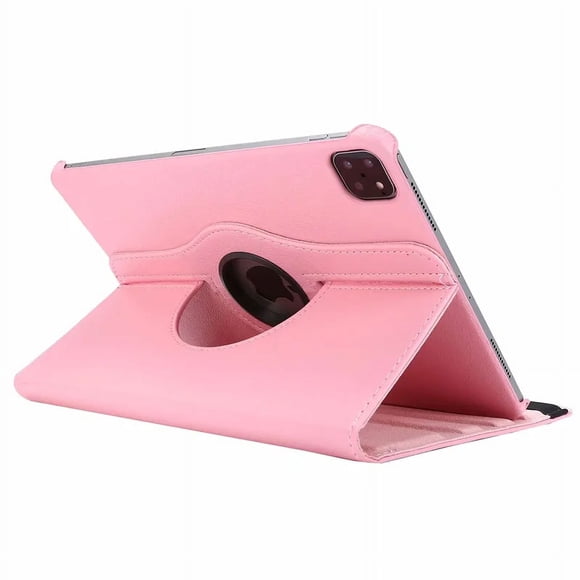 For iPad 2021 Case 12.9 Tablet Case 360 Rotating Leather Stand Protective Cover For iPad Pro 12 9 Case 2022 2021 2020 2017 2015 pink iPad 12.9 2021 5th