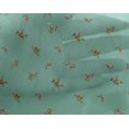 thumbnail image 4 of oneOone Georgette Viscose Fabric Leaves & Flower Floral Print Fabric BTY 42 Inch Wide, 4 of 4