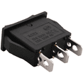 thumbnail image 3 of 6X AC15A/250V 20A/125V 3 Pin SPDT ON-OFF-ON 3 Position Snap Rocker Switch, 3 of 5