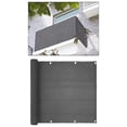 thumbnail image 3 of Écran de Confidentialité pour Clôture Commerciale Résistant aux Intempéries Refroidissement Patio Arrière-Cour Porche Patio - Gris, 3 of 7