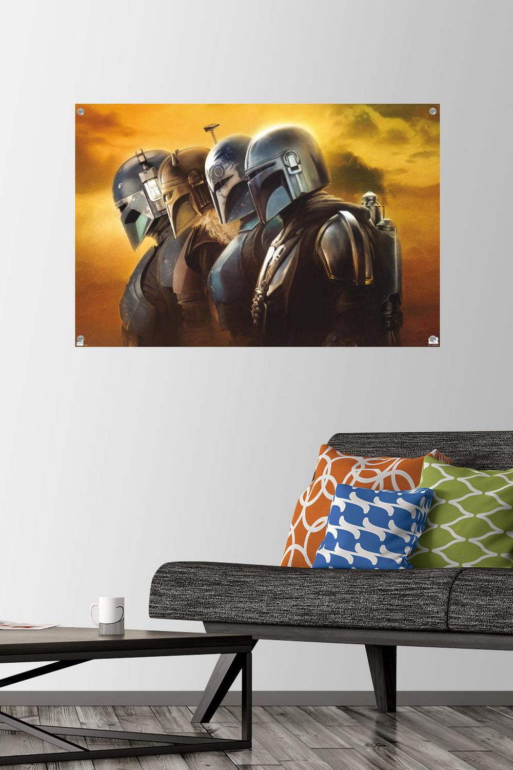 Star Wars: The Mandalorian Season 3 - Helmets Wall Poster, 22.375" x 34"