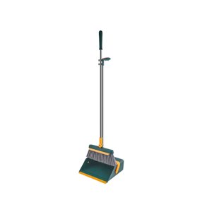 Broom and Dustpan Set for Home Brooms and Dushpan Set pour Home Booms and Pustpan set Balooms Dust Pan Set balais et Combo pour Bureau Stand Up Balais et Dust pan Stand up Dustpap