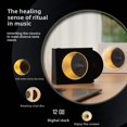 thumbnail image 3 of Desktop Efficiency Hub with Wireless Audio and High-Definition Digital Clock, Multi-Functional Personal Wellness Station with Rotating Disc Ornament, Type-C Powered, 3 of 10