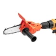 thumbnail image 3 of Chmadoxn Drill To Saw Adapter, Portable Chain Saw Sharpening Tool Set For Pruning Trees Wood Cutting Accessories Chain Saw, 3 of 9