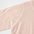 thumbnail image 4 of Girls Shrug Cardigan One-button Ruffle Open Front Cotton Knit Crop Jacket Toddler Fall Bolero Outerwear 18M-14Y (2 Years, Pink 01), 4 of 5