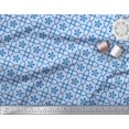thumbnail image 2 of Soimoi Blue Poly Georgette Fabric Talavera Poblana Ethnic Print Sewing Fabric Yard 52 Inch Wide, 2 of 3