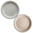 thumbnail image 4 of 1PC Stainless Steel Cutlery Set Compostable Paper Plates Heavy Duty 60 Pack Biodegradable Disposable Plates Disposable Dinner Plates Made Of Natural Sugarcane Wheat ，Microwave Table Chargers, 4 of 9