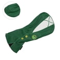 thumbnail image 1 of Golf Club Head Covers, PU Leather Waterproof Headgear Set with Interchangeable No. Tags, Simple Convenient to Use, Elastic Neckline, Soft Thick Lining, Green Jacket Design, 1 of 7