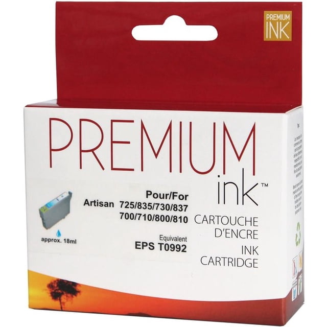 Cartouche d'Encre Premium - Alternative pour Epson T099220 - Cyan
