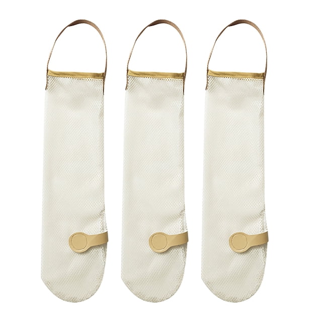Hanging Mesh Storage Bags Onion Bags Mesh Garlic Mesh Bags Potato Bags Long And Large Reusable Mesh Storage Bags Fruit And Vegetable Garbage Bags For Home RV Camper Storage Chip Storage Containers for