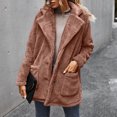 thumbnail image 1 of LSLJS Manteau en Peluche à Manches Longues pour Femmes, Mode Chaud, 1 of 6