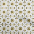 thumbnail image 1 of oneOone Polyester Spandex Dark Olive Green Fabric Asian Block Floral Sewing Craft Projects Fabric Prints By Yard 56 Inch Wide, 1 of 4