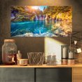 thumbnail image 1 of Design Art - Turquoise Water and Sunny Beams, 1 of 3