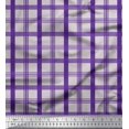 thumbnail image 1 of Soimoi Cotton Poplin Fabric Check Check Printed Fabric 1 Yard 42 Inch Wide, 1 of 5