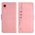 thumbnail image 5 of Wallet Case for iPhone XR, Blocking Card Slot Stand Shockproof TPU Interior Case PU Leather Magnetic Protect Flip Cover Compatible with iPhone XR, Pink, 5 of 5