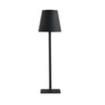 thumbnail image 1 of Labymos Simple Desk Lamp Decorative Desk Lamp Rechargeable Desk Lamp Metal Texture Ambient Lamp Black, 1 of 8