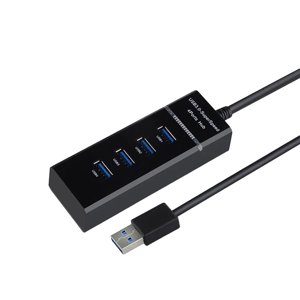 WIFKLSIIPG Haute vitesse 4 Port USB 3.0 Multi HUB Expansion USB Hub pour le bureau PC Adaptateur pour ordinateur portable USB HUB