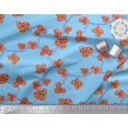 thumbnail image 3 of Soimoi Poly Georgette Fabric Flower Artistic Printed Fabric 1 Yard 42 Inch Wide, 3 of 3