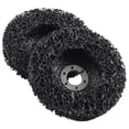 thumbnail image 3 of Sanding Wheel Paint Rust Removal Grinding Disc Stainless Steel Polishing Wheel, Black, 100mm, 16mm Inner Hole, 3 of 9