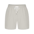 thumbnail image 4 of Plebaso Men's Casual Shorts Drawstring Elastic Waist Summer Shorts Lightweight Beach Shorts with Pockets, 4 of 6