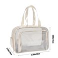 thumbnail image 3 of Dvkptbk Beach Pocket Beach Bags Sandproof Dry and Wet Separation Swimming Bag Mesh Beach Bag for Swim Pool Bag Beach Tote Bag Grocery Storage Net Bag Swimming, 3 of 8