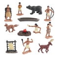 thumbnail image 4 of 12x Indian Figures Educational Toys Miniature Action Figures for Children, 4 of 9