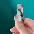 thumbnail image 4 of Vwrxbz Mini Nail Clipper Stainless Steel Flat Mouth Small Nail Trimmer with Anti Splash Design, 4 of 8
