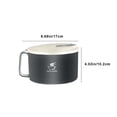 thumbnail image 3 of Meitianfacai Ramen Bowl Noodle Bowl, Stainless Steel Instant Noodle Bowl Suitable For Student Dormitory Picnic Camping Can Be Drained Large Capacity Rice Bowl With Lid Lunch Box Gift,1700ML, 3 of 6